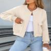 ANRABESS Women Cropped Bomber Jacket 2025 Fashion Casual Trendy Varsity Y2k Jackets Fall Outfits Beige X-Large view 2