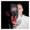 KXJPIZIYB 350N Fencing Mask, Foil Fencing Helmet, Fencing Protective Gear, with Removable Lining, for Foil Athlet Training Athlet Use(X-Small) view 2