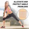 Piriuuo 2 Pcs Ankle Gel Sleeve Padded Skate Socks Ankle Protector for Shoes Ice Skate Guards Padded Ankle Protector Brace Ice Skating Protection for Figure Skating Riding Hockey Roller Inline Ski view 4