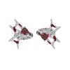 YZYDF Bat Clip On Earrings with Heart for Women Animal Earrings n-Piercied Earrings Halloween Earrings Cartilage Earrings view 1