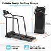 Ksports Advanced Rehab Walking Treadmill with 2.25HP Motor, Long Handrails for Balance, 287 LB Capacity, 0.4-8.0 MPH, 3-Level Incline, Bluetooth for Kinomap, Zwift & FitShow, Foldable with LCD Display view 2