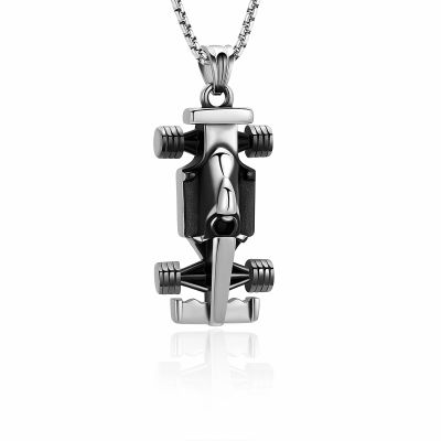 QGJNSGC Racing Car Urn Necklace for Ashes for Women Men Formula ONE Motor Racing Car Ash Pendant Car Cremation Jewelry Memorial Locket Pendant Keepsake Ashes Holder Gift
