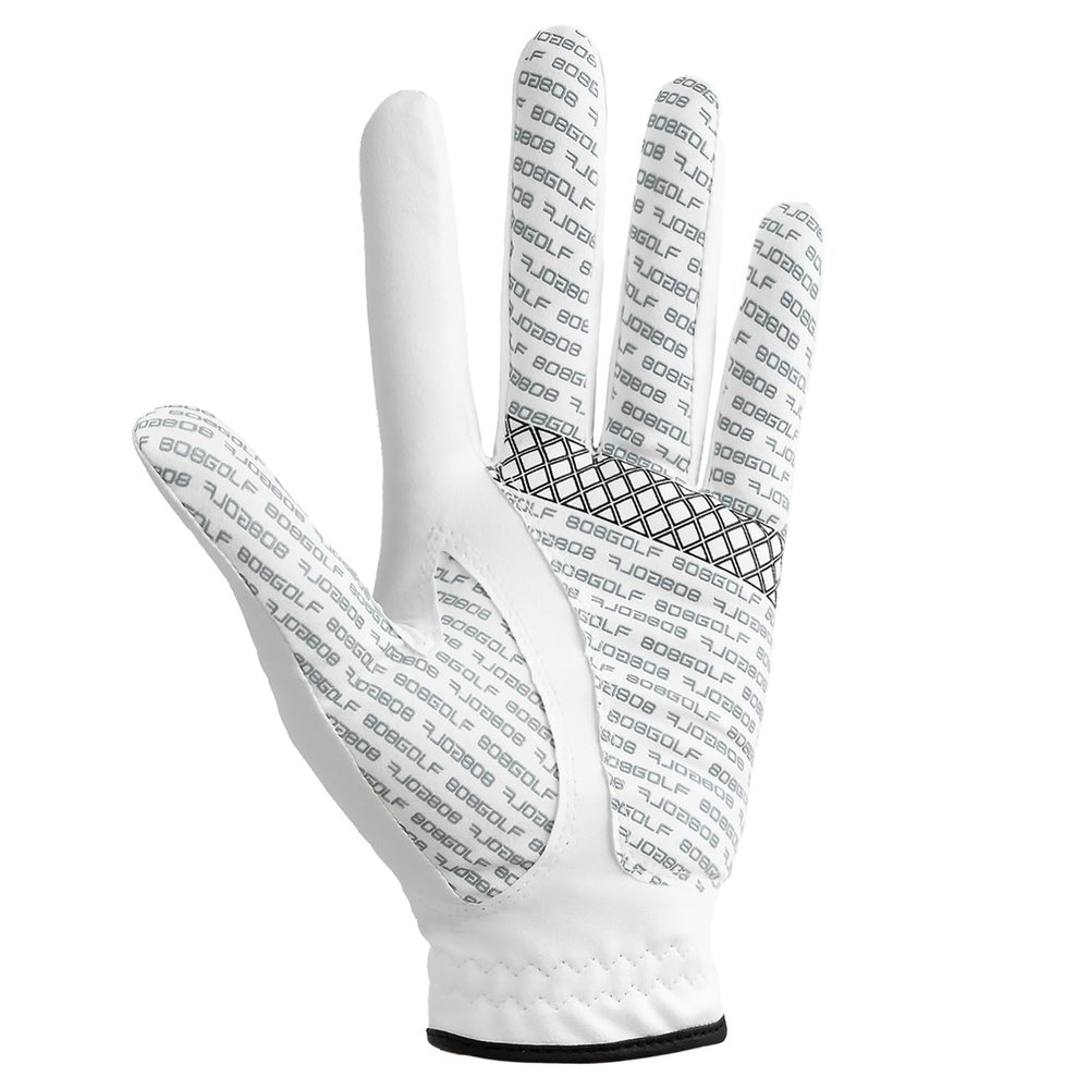 Golf Glove Non-Slip Microfiber Silicone Grip Correct Hand Positioning