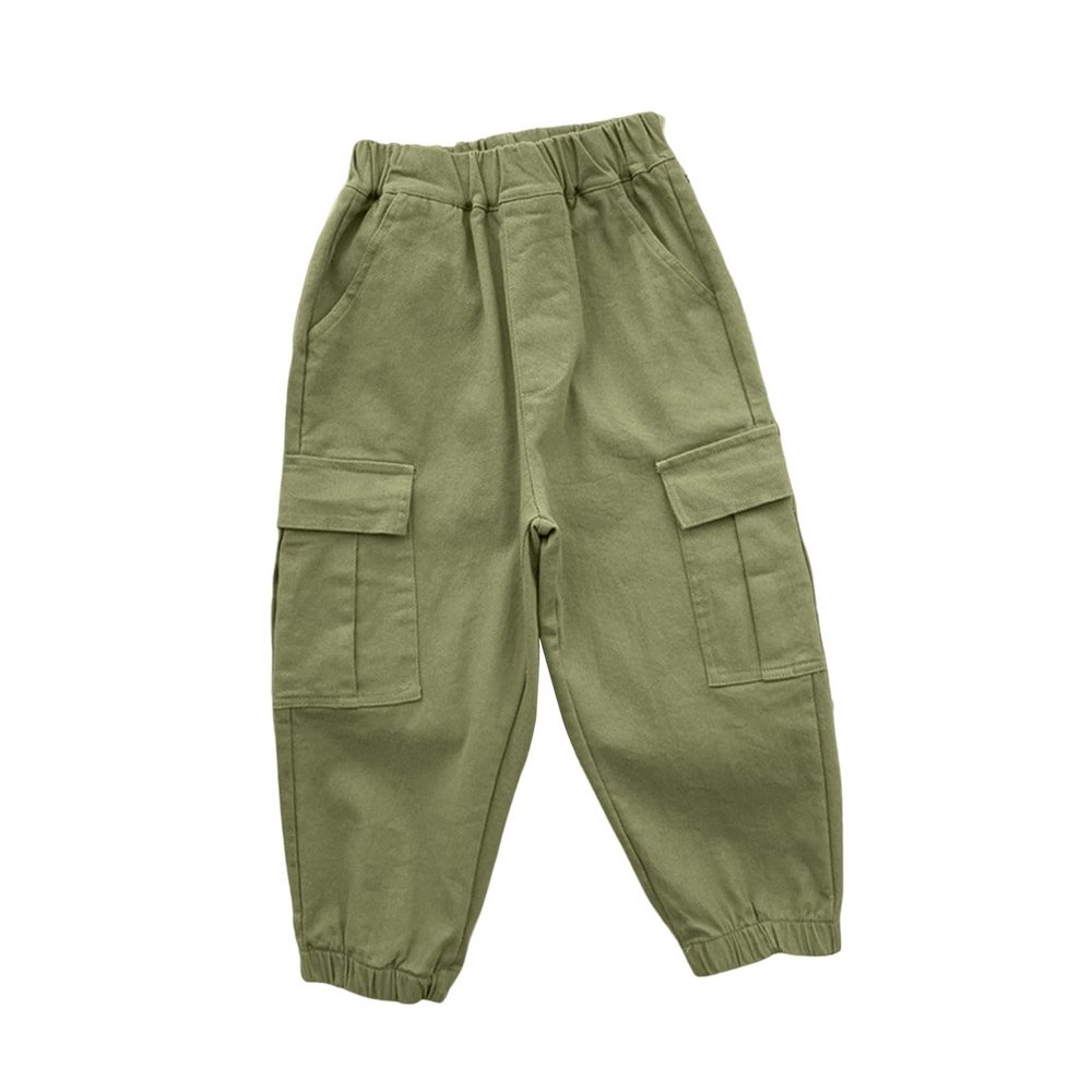 Dkygxwt Little/Big Kids Girl Cargo Jogger Pants Toddler Boy Quick-Dry Pull-On Hiking Pants for Sports (AG, 4-5 Years)