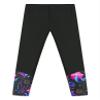 Eandarui Kids Girls Printed Swimming Pants Rash Guard Swimwear Bottoms Swim Leggings UPF50+ Sun Protective Black 12 Years view 3