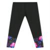 Eandarui Kids Girls Printed Swimming Pants Rash Guard Swimwear Bottoms Swim Leggings UPF50+ Sun Protective Black 12 Years view 4