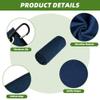 Mile High Life Microfiber Towel 3 Pack, 16" X 16", Waffle Pattern Design with Carabiner Clip, Super Absorbent, Small Golf Ball Towels, Golf Bag Accessories for Men and Women, Navy view 3