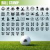 Macchiole Custom Golf Ball Stamps Personalized Self-Ink Long Lasting Golf Ball Markers Unique Monogram Golf Ball Marker Gifts for Golfers view 2