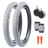 MEGHNA Kids Bike Tire 20 x 2.4 inch (64-406) Mountain Bike Tire with Inner Tube AV 48mm Valve 20 inch Foldable Tire Replacement for Kids Mountain Bike Freestyle Folding Bike, 2 Pack view 1