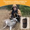RunNico 1 Pack Rattle Bag Buck Call,Realistic Deer Antlers Rattling Sound with Storage Bag,Rattle Bag Attracting Deer for Simulate Whitetail and Hunting Gear view 4