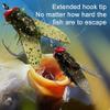 20PCS Bionic Fly Fishing Bait, 2024 New Trout Jigs Swimbaits Dry Flies Bass Fly Fishing Lures Kit, Fly Hook Soft Bait Add Fish Attractant,Silicone Fishing Lure Set view 2