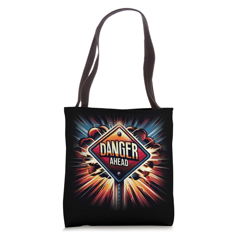 Nuclear Explosion Art Dystopian Future Moody Comedy Design Tote Bag