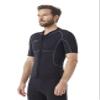 Hevto Men Wetsuits Tops 2mm Neoprene Jacket with Pocket Short Sleeve Surfing Kayak SUP Jet Ski Wet Suit for Water Sports (Tops Short, XL) view 1