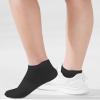 Somaibo 10 Pairs Kids Socks for Boys Girls Low Cut Athletic Ankle Socks Half Cushioned Crew Cotton No Show Socks 7-10 Years Black view 4