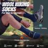 ANTSANG Merino Wool Socks for Men & Women Thermal Winter Hiking Warm Thick Crew Cozy Boot Work Gift Socks Stocking Stuffers 5 Pairs(Assorted D,L) view 2