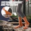 ANTSANG Merino Wool Socks for Men & Women Thermal Winter Hiking Warm Thick Crew Cozy Boot Work Gift Socks Stocking Stuffers 5 Pairs(Assorted D,L) view 3
