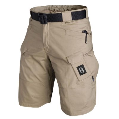 WENKOMG1 Men's 4th of July Cargo Shorts with Multi Pockets, Khaki 3, X-Large