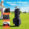 VEVOR Golf Cart Bag with 14 Way Organizer Divider Top, Premium Cart Bag with Stand, Durable Golf Bags with Handles & Dust Cover & Detachable Dual Strap for Men & Women (Black, 10 Pockets) view 3