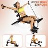cadciehe Ab Machine, Ab Workout Benches for Home Gym, Multi-Functional Adjustable Ab Crunch Machine, Ab Exercise Equipment for Total Body Workout Equipment Home Gym Black view 3