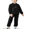Arshiner Toddler Boy Outfits Long Sleeve Fleece Sweatshirt Pants Fall Winter Clothes Set 5-6 Years Black view 1