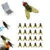 20PCS Bionic Fly Fishing Bait, 2024 New Trout Jigs Swimbaits Dry Flies Bass Fly Fishing Lures Kit, Fly Hook Soft Bait Add Fish Attractant,Silicone Fishing Lure Set view 1