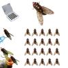 20PCS Bionic Fly Fishing Bait, 2024 New Trout Jigs Swimbaits Dry Flies Bass Fly Fishing Lures Kit, Fly Hook Soft Bait Add Fish Attractant,Silicone Fishing Lure Set view 1
