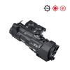 AWETHE Metal ML C1+ Box Laser Sight(with IR+Red/Green/Blue Laser+IR Fill Light+220 Lumens LED Flashlight),&M600C Strong Flashlight,&Modular Remote Pressure Switch(SF+2.5 Plug) Combo,Black view 2