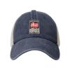 Byoblu Danish-Flag-Copenhagen-Denmark-Retro- Denim Trucker Hat Mesh Baseball Cap for Men Or Women Cowboy Dad Navy Blue view 2