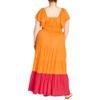 City Chic Colour Pop Dress Mango view 2