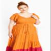 City Chic Colour Pop Dress Mango view 3
