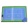 Generic Tennis Coaching Coaches Clipboard Tactical Magnetic Kit with Dry Erase, Marker Pen, Tennis Lineup Cards Whiteboard, 42x27cm, DCASTSBLB-42X27CM view 1