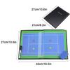 Generic Tennis Coaching Coaches Clipboard Tactical Magnetic Kit with Dry Erase, Marker Pen, Tennis Lineup Cards Whiteboard, 42x27cm, DCASTSBLB-42X27CM view 4