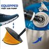LTCANOPY Heavy Duty Inflatable Boat Fender, 6'x14 Boat Bumper for Docking, Yachts, Sailing Docks, PVC Fender for Boat Comes with Double Braided Nylon Dock Line, Foot Pump view 4