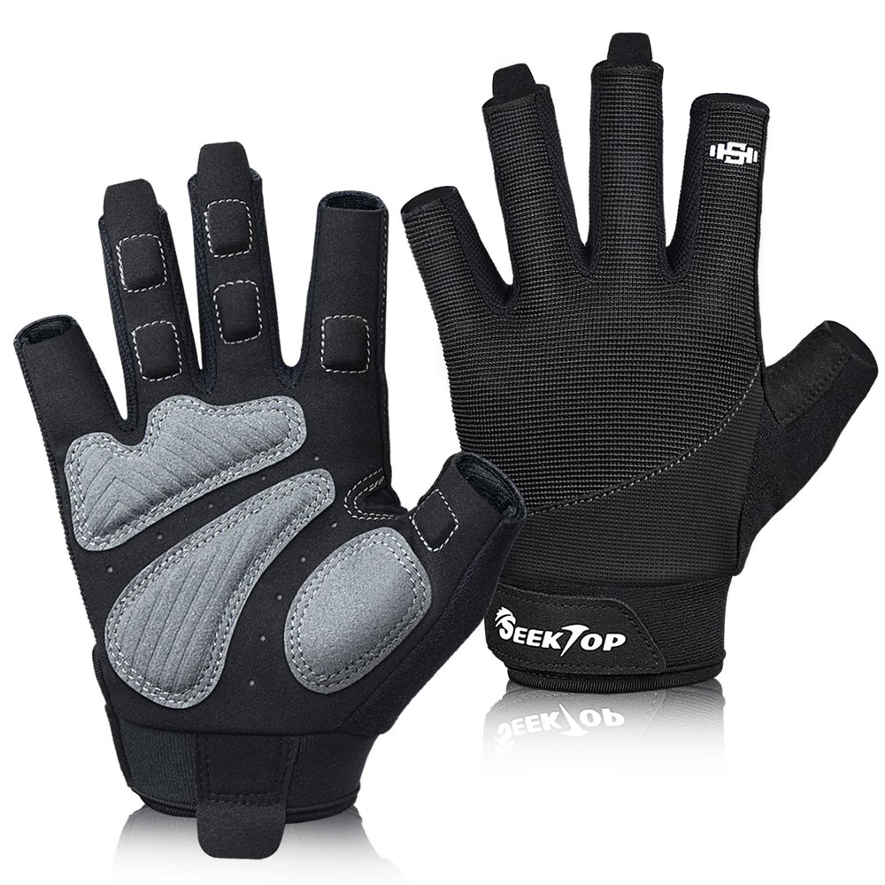 Seektop Workout Gloves for Men and Women, Weight Lifting Gloves with Full Protection, Excellent Grip, Gym, Breathable Exercise Gloves for Weightlifting, Fitness, Training