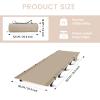 SKDGPS Camping Cot, Ultralight Folding Backpacking Cot, Outdoor Bed Tent Cot, Portable Camping Bed for Adults Lightweight cot Hiking Travel Home (Beiges,Red) view 2