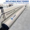 LTCANOPY Heavy Duty Inflatable Boat Fender, 7'x16 Boat Bumper for Docking, Yachts, Sailing Docks, PVC Fender for Boat Comes with 33'x 2/5" Double Braided Nylon Dock Line, Foot Pump view 2