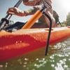 Bilge Pump For Kayak Canoe And Boat, Hand Manual Water Removal Pump With Reversible Hose, Expels Water From Your Boat, For Kayak Accessories (Orange) view 3