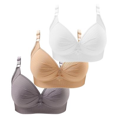 Archived in My Account,3 Pack Sports Bras for Women No Underwire Push Up Comfort Bra Solid Color Seamless Plus Size Sleep Bra Top Every, to Clearance,Light Blue-A,Medium