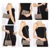 Evevictor Rhinestone Clutch Purse for Women Sparkling Party Evening Bag Wedding Cocktail Handbag Prom Shoulder Bags (Multicolor) view 3