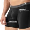 DAVID ARCHY Men's Ultra Soft Underwear Micro Modal Breathable Moisture Wicking Seamless Underwear for Men 4 Pack(XXL, Black*4) view 4