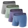 DAVID ARCHY Men's Ultra Soft Underwear Micro Modal Breathable Moisture Wicking Seamless Underwear for Men 4 Pack(S, Medium Gray/Sage Gray/Lavender Gray/Monday Blue) view 1