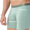 DAVID ARCHY Men's Ultra Soft Underwear Micro Modal Breathable Moisture Wicking Seamless Underwear for Men 4 Pack(S, Medium Gray/Sage Gray/Lavender Gray/Monday Blue) view 4