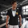 NineFit Basics Custom T Shirts Customize Your Text/Image Custom Tuxedo T Shirts Classic Party Funny Tee Custom Tuxedo T Shirts for Men/Women Custom Gift X-Small Black view 4