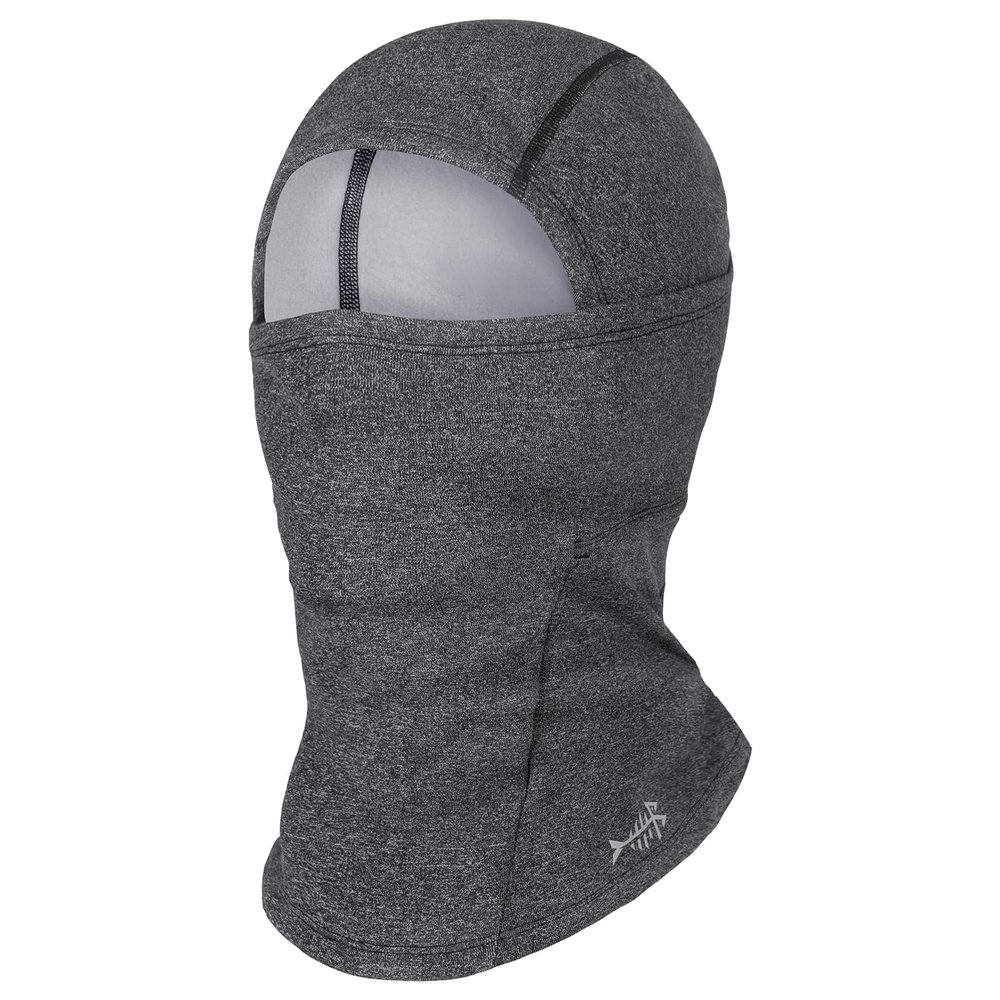 BASSDASH Winter Balaclava Fleece Ski Mask Ninja Hood Neck Warmer Fishing Hunting Dark Heather Grey