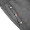 Xiaojmake Women's Summer Cotton Linen Pants Wide Leg Casual Drawstring High Waist Palazzo Pants Loose Trouser with Pockets view 2