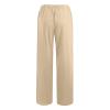Xiaojmake Women's Summer Cotton Linen Pants Wide Leg Casual Drawstring High Waist Palazzo Pants Loose Trouser with Pockets Khaki view 4