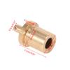 hokojix Gas Refill Adapter Outdoor Camping Stove Cylinder Filling Canister, 11x10mm, Gold view 2
