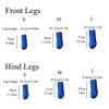 SagaSave 4 Pcs Horse Boots Protection Gear Leg Wraps Sport Boots for Riding Shock Absorbing Competition Protection(Blue-Large) view 2