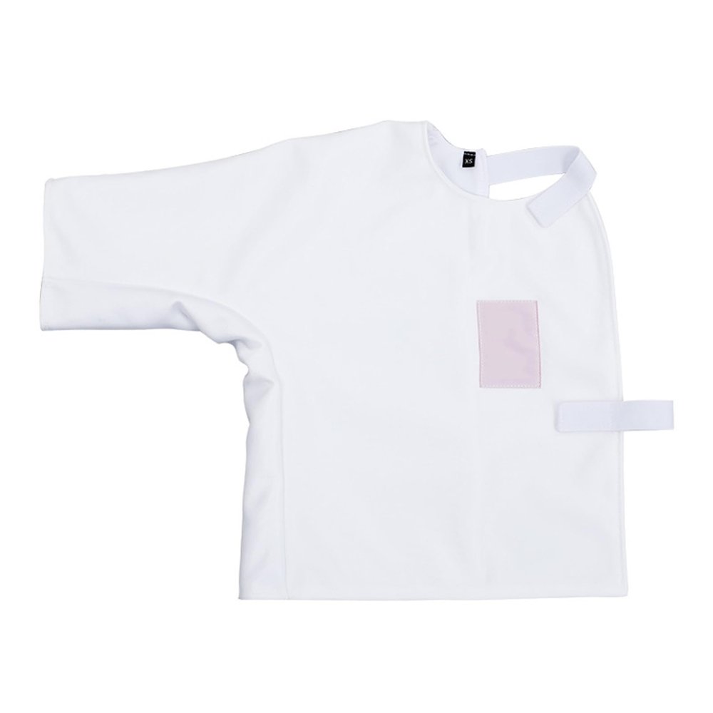 DJJYCTNM Fencing Vest, 450N Fencing Equipment Protective Suit, Unisex Underarm Protector/Fencing Plastron - Right Hand(Small)