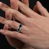 Sanpyl Smart Ring, Motion Sensing Game 24 Hours of Sleep Monitoring Lightweight, with Charging Case, for Body Temperature Detection Sleep Monitoring, Pedometer (Size 11) view 4